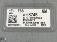 2020-2021 Chevrolet Malibu PCM Engine Control Computer ECU ECM PCU OEM P/N:12703745 Fits Fits 2020 2021 2022 OEM Used Auto P