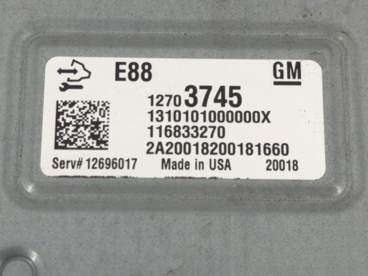 2020-2021 Chevrolet Malibu PCM Engine Control Computer ECU ECM PCU OEM P/N:12703745 Fits 2020 2021 2022 OEM Used Auto Parts 
