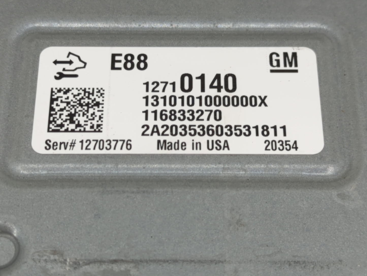 2020-2021 Chevrolet Malibu PCM Engine Control Computer ECU ECM PCU OEM P/N:12710140 116833270, 12719250 Fits Fits 2020 2021 