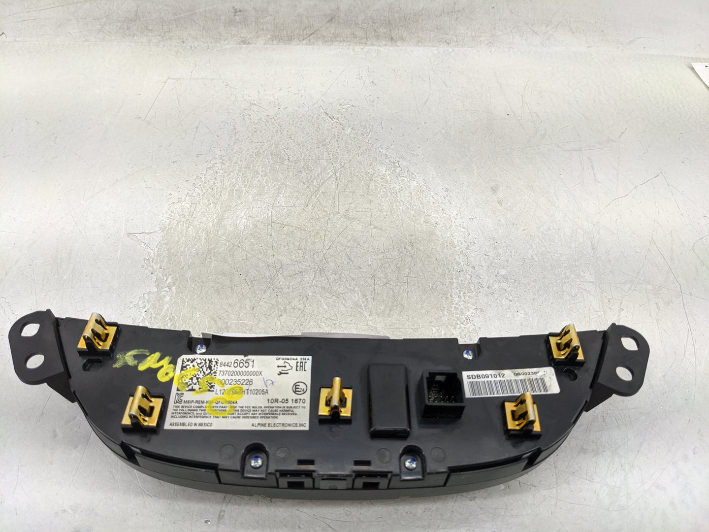 2019-2021 Chevrolet Malibu Climate Control Module Temperature AC/Heater Replacement P/N:84426651 Fits Fits 2019 2020 2021 OE