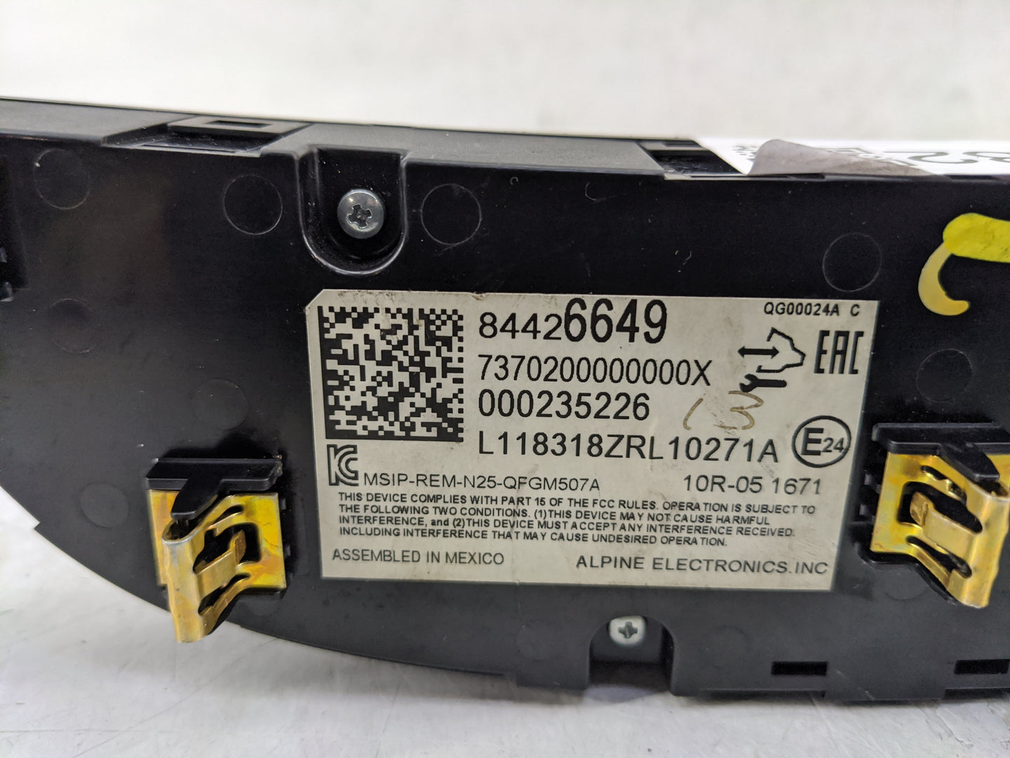 2018-2021 Chevrolet Malibu Climate Control Module Temperature AC/Heater Replacement P/N:000235226 84426649 Fits OEM Used Aut