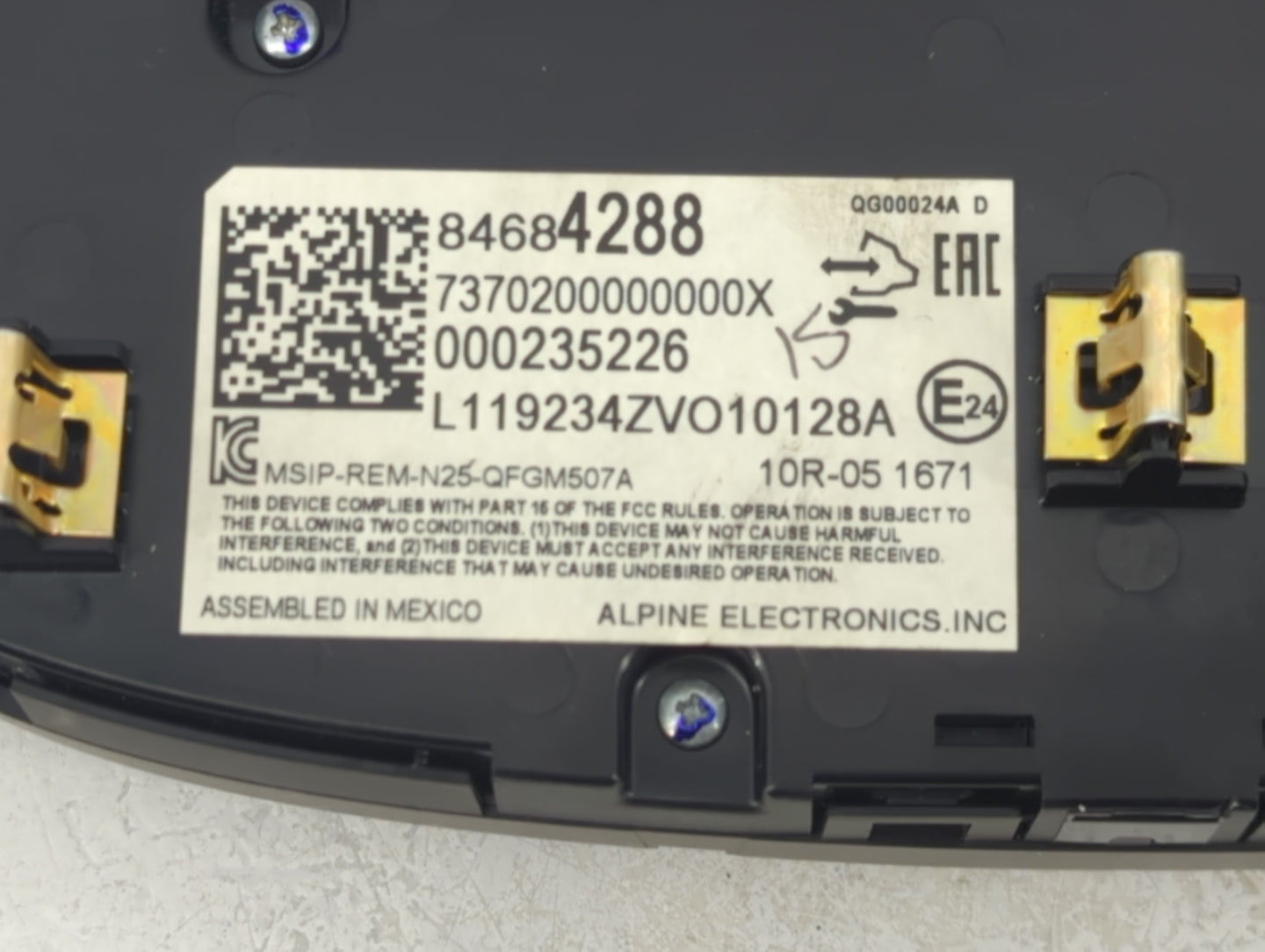 2018-2021 Chevrolet Malibu Climate Control Module Temperature AC/Heater Replacement P/N:000235226 84684288 Fits OEM Used Aut