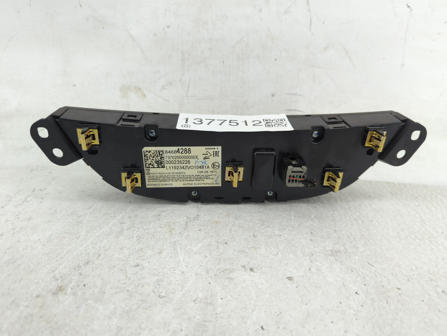 2018-2021 Chevrolet Malibu Climate Control Module Temperature AC/Heater Replacement P/N:000235226 84684288 Fits OEM Used Aut