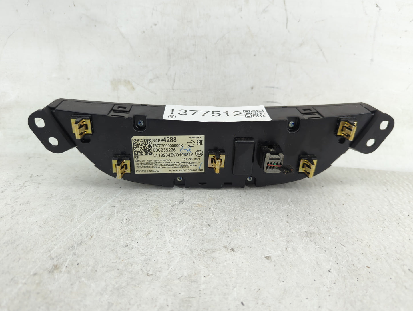 2018-2021 Chevrolet Malibu Climate Control Module Temperature AC/Heater Replacement P/N:000235226 84684288 Fits OEM Used Aut