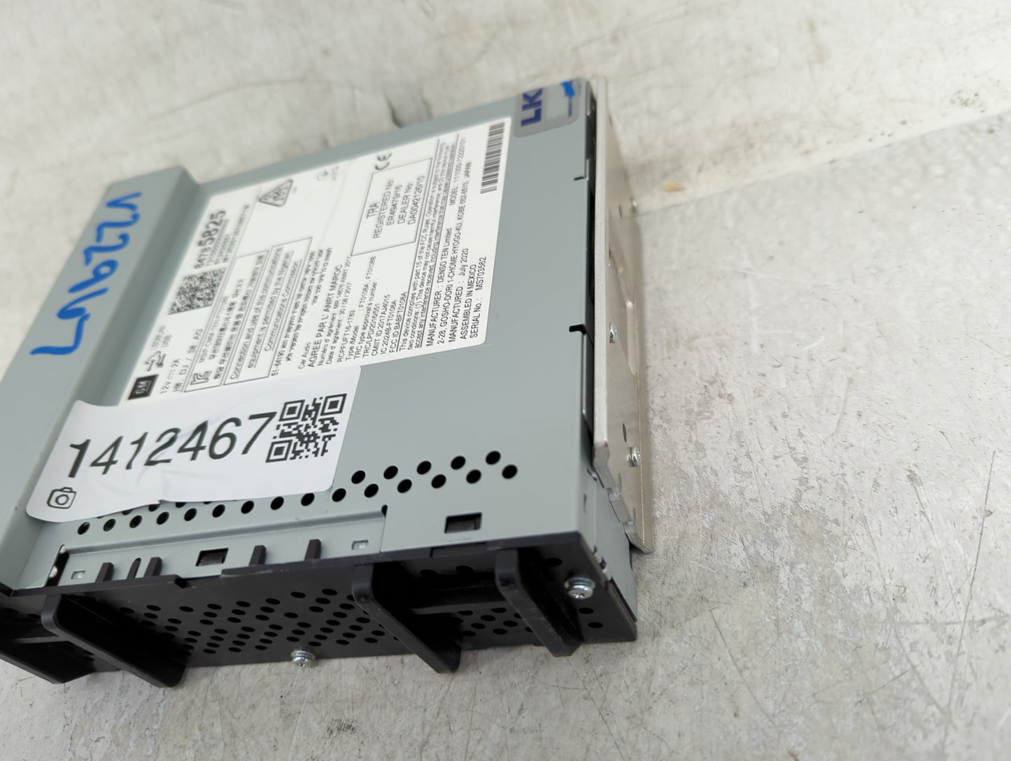 2020-2021 Chevrolet Malibu Radio AM FM Cd Player Receiver Replacement P/N:84785825 Fits Fits 2020 2021 2022 OEM Used Auto Pa