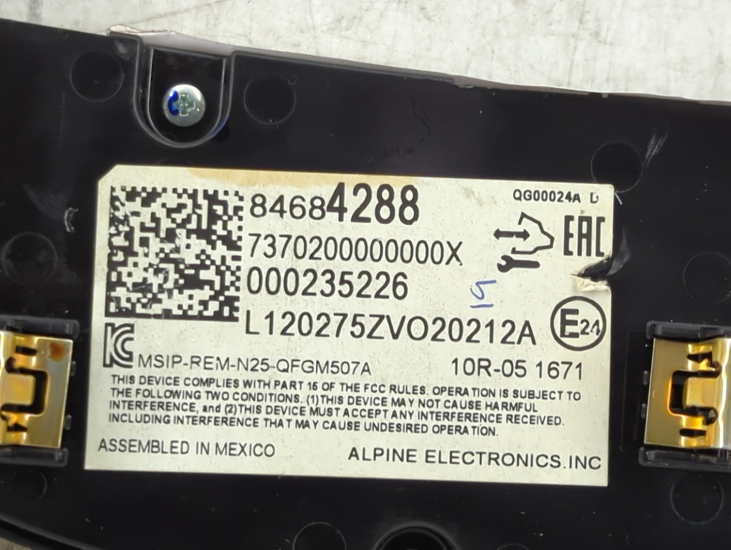 2018-2021 Chevrolet Malibu Climate Control Module Temperature AC/Heater Replacement P/N:84684288 7370200000000X Fits OEM Use