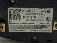 2019-2021 Chevrolet Malibu Climate Control Module Temperature AC/Heater Replacement P/N:84426651 Fits Fits 2019 2020 2021 OE