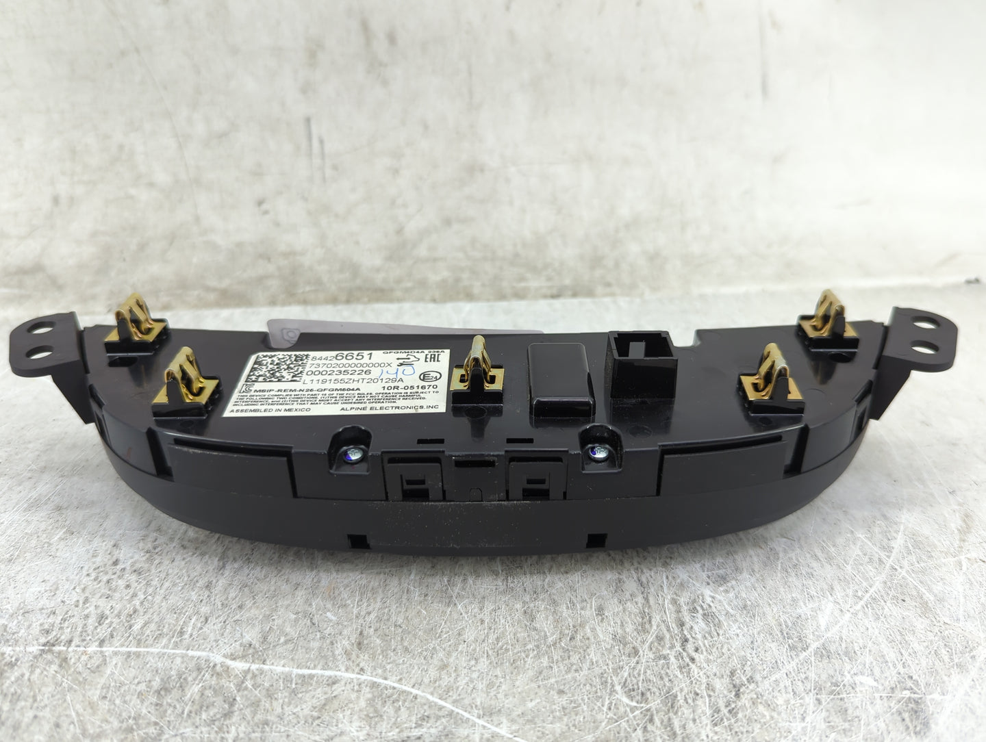 2019-2021 Chevrolet Malibu Climate Control Module Temperature AC/Heater Replacement P/N:84426651 Fits Fits 2019 2020 2021 OE