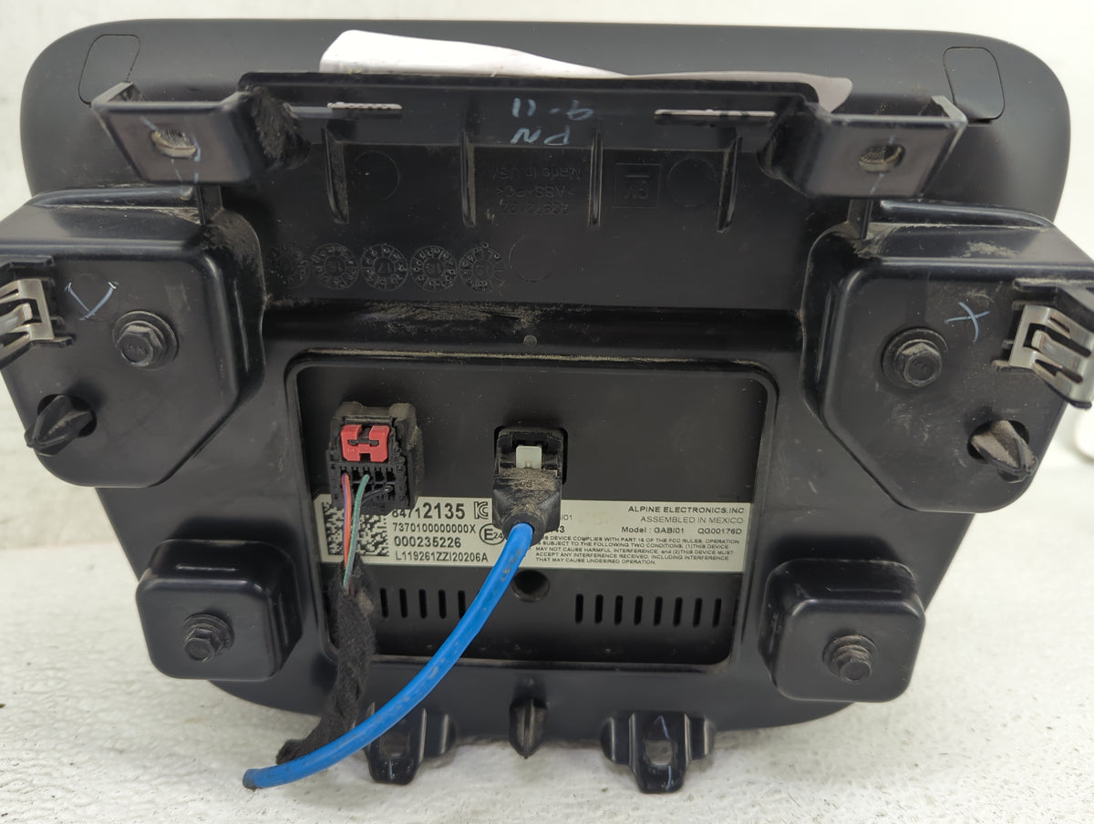 2020 Chevrolet Malibu Information Radio Display Screen Black - Oemusedautoparts1.com