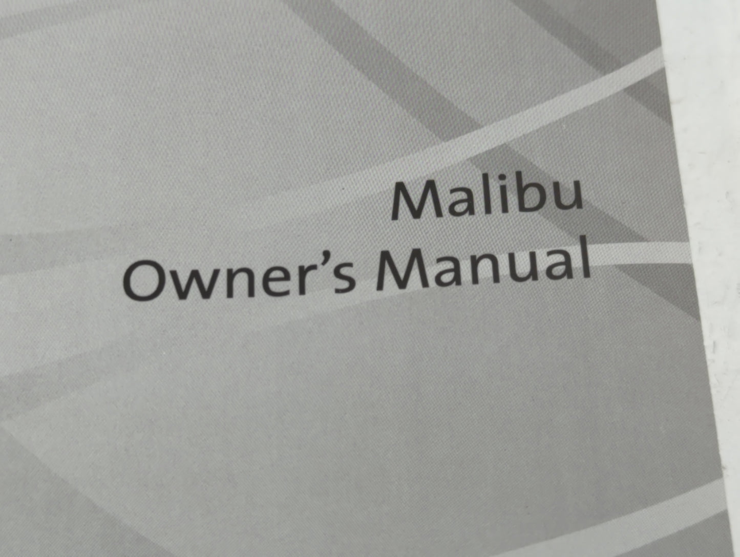 2020 Chevrolet Malibu Owners Manual Book Guide P/N:84313268 OEM Used Auto Parts - Oemusedautoparts1.com