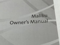 2020 Chevrolet Malibu Owners Manual Book Guide P/N:84313268 OEM Used Auto Parts - Oemusedautoparts1.com