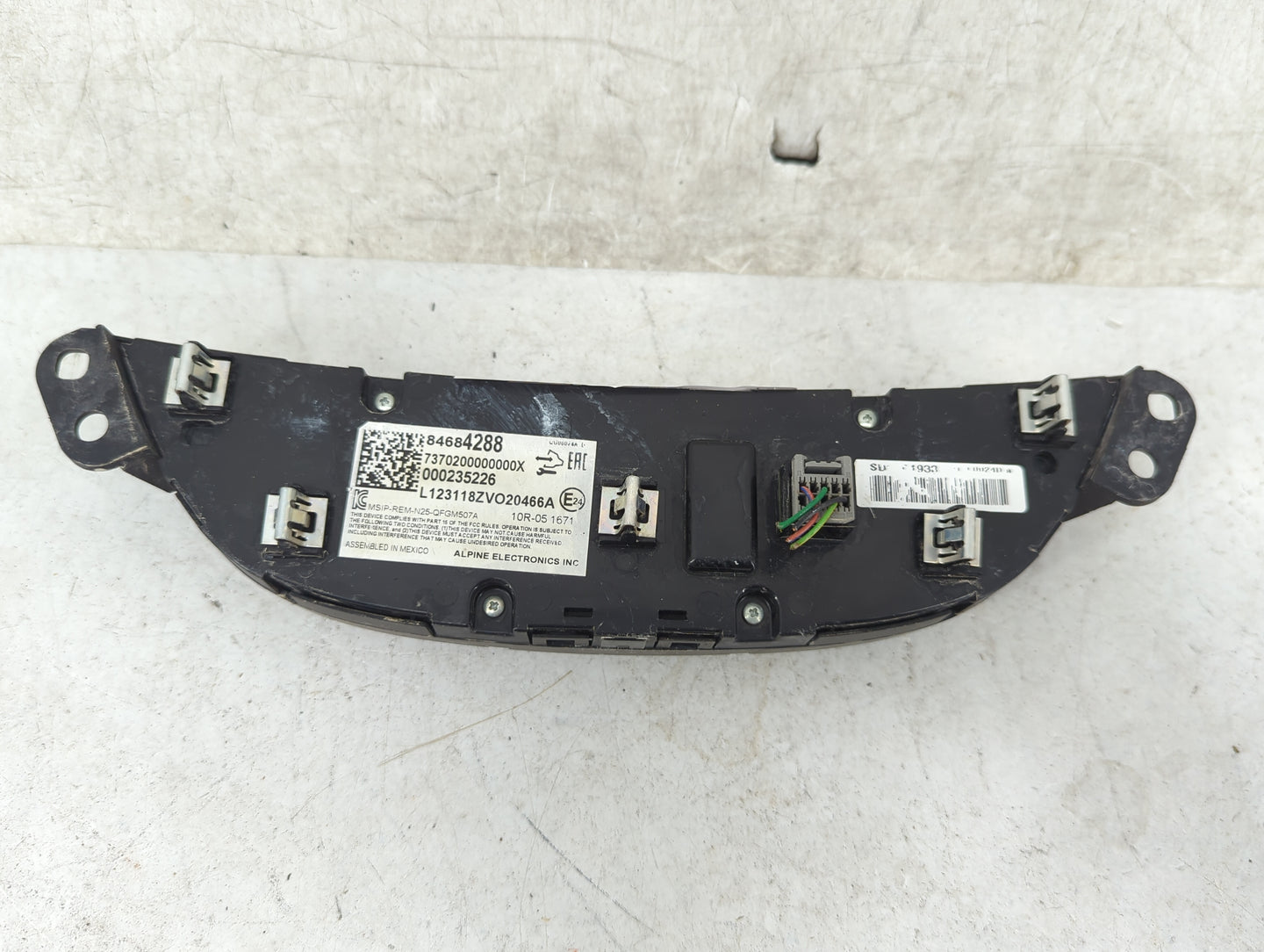 2018-2021 Chevrolet Malibu Climate Control Module Temperature AC/Heater Replacement P/N:84684288 7370200000000X Fits OEM Use