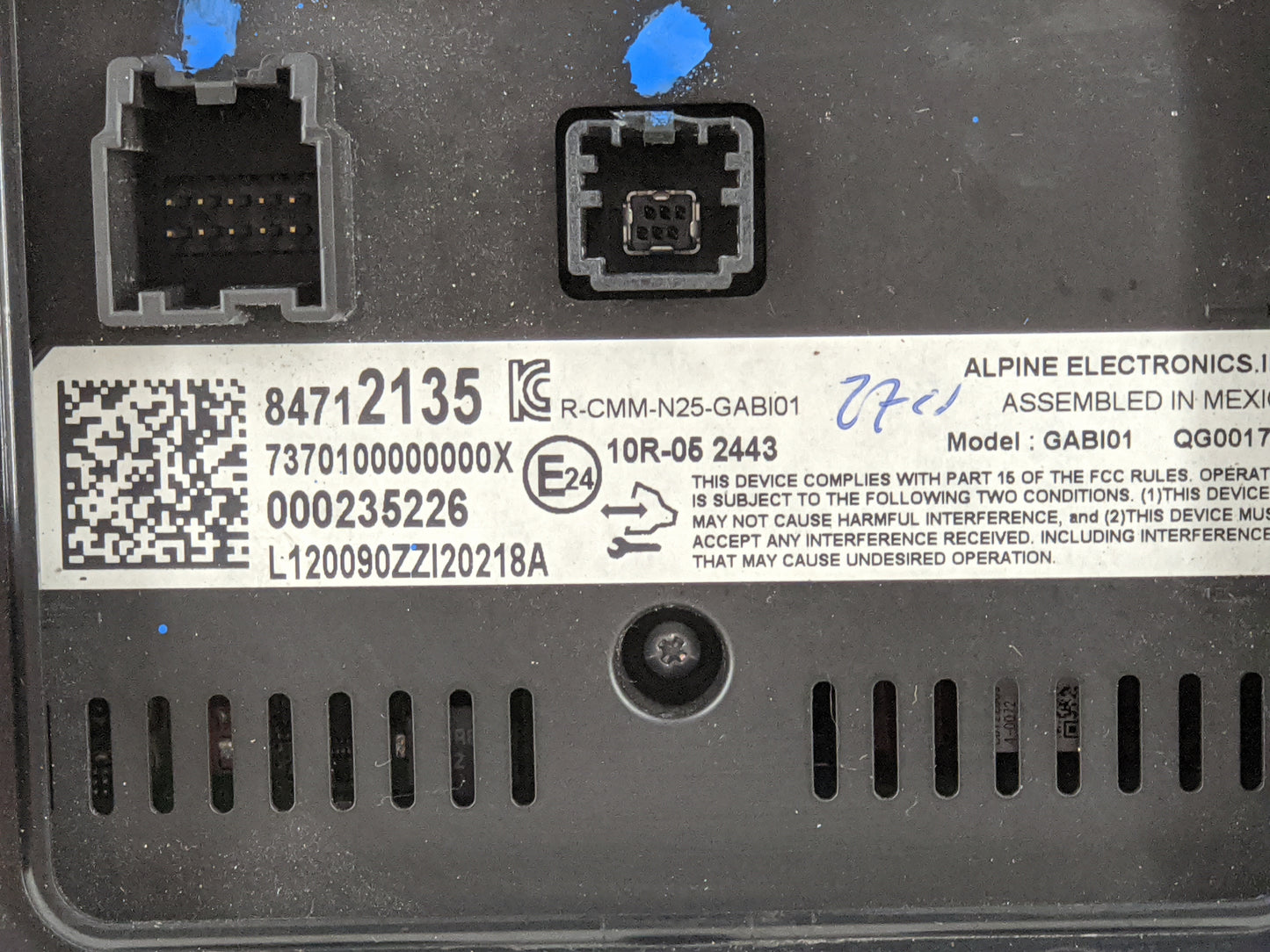 2020 Chevrolet Malibu Information Display Screen 1475379 - Oemusedautoparts1.com