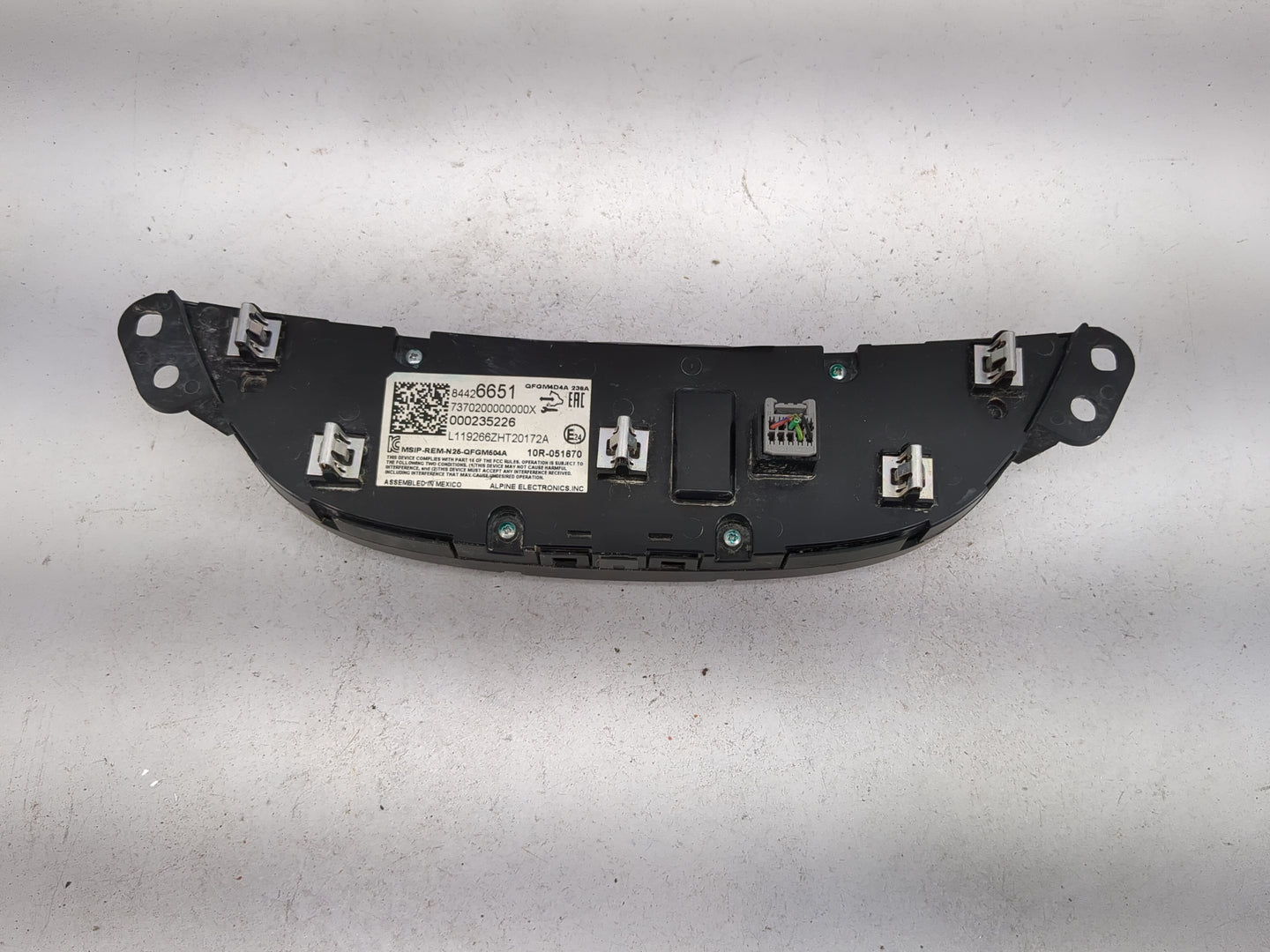 2019-2021 Chevrolet Malibu Climate Control Module Temperature AC/Heater Replacement P/N:84426651 7370200000000X Fits OEM Use