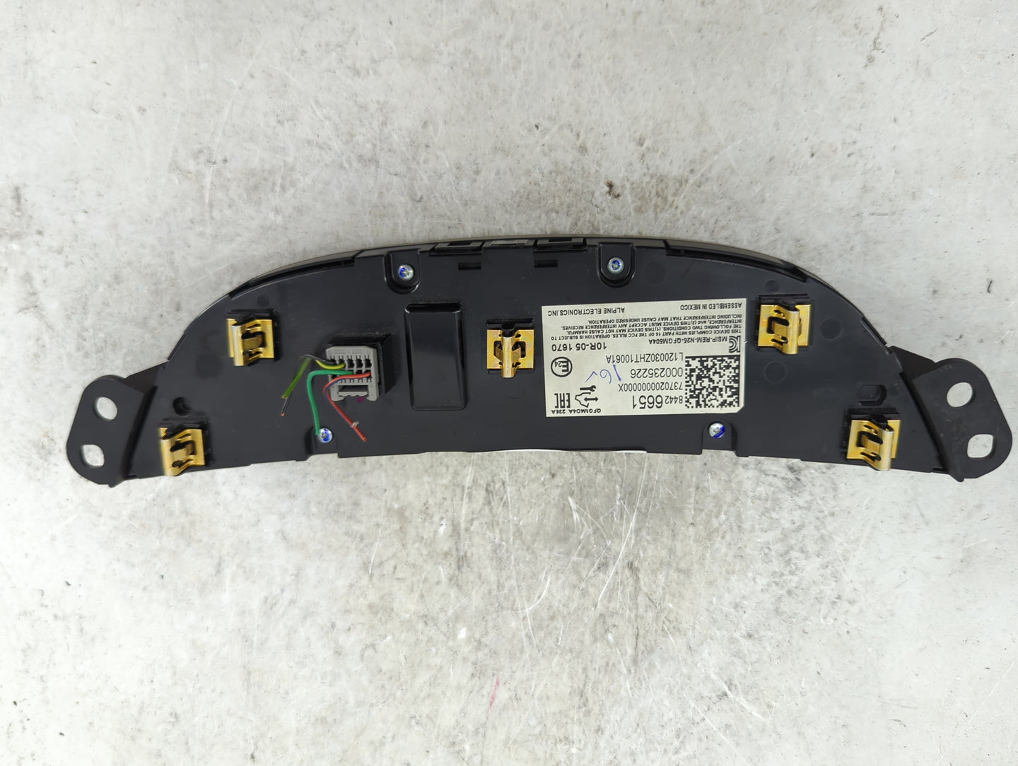 2019-2021 Chevrolet Malibu Climate Control Module Temperature AC/Heater Replacement Fits Fits 2019 2020 2021 OEM Used Auto P