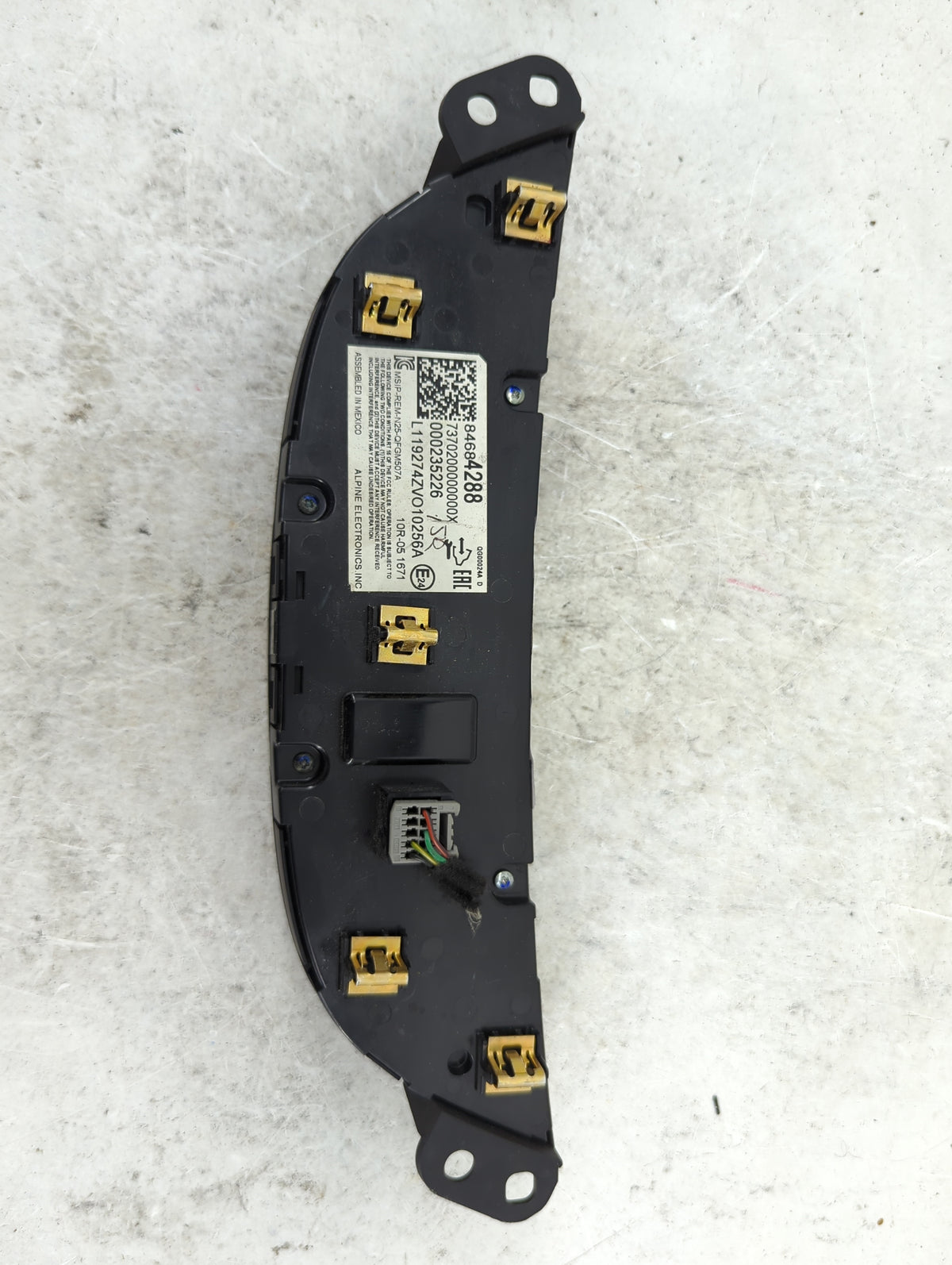2018-2021 Chevrolet Malibu Climate Control Module Temperature AC/Heater Replacement P/N:84684288 MSIP-REM-N25-QFGM507A Fits 