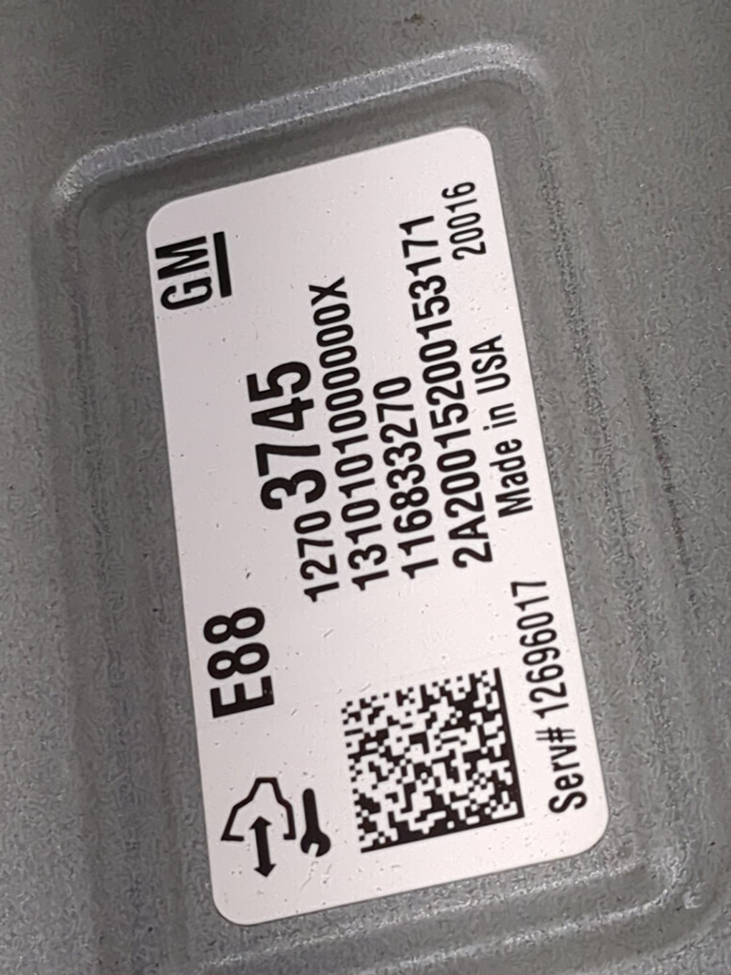 2020-2021 Chevrolet Malibu PCM Engine Control Computer ECU ECM PCU OEM P/N:12703745 E88, 12696017 Fits Fits 2020 2021 2022 O