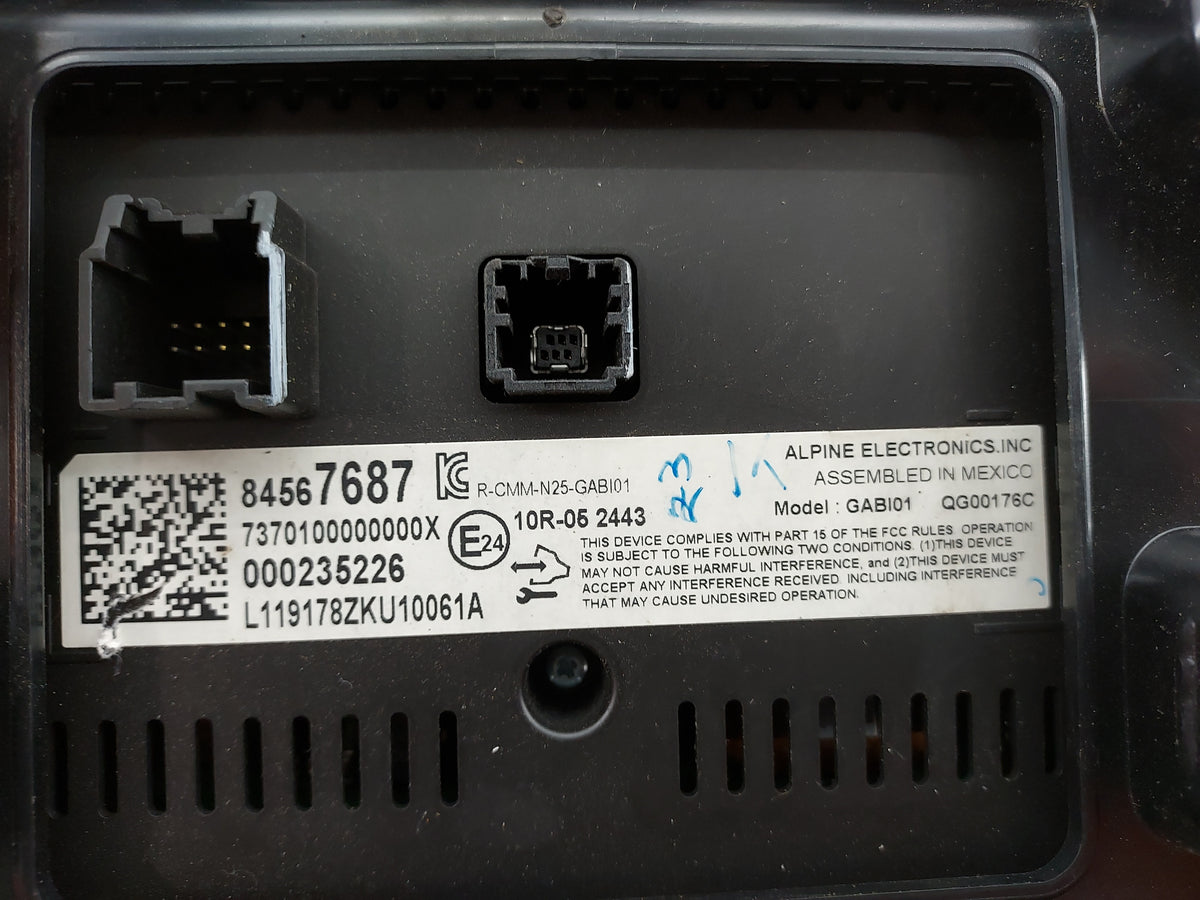 2020 Chevrolet Malibu Information Radio Display Screen 1499131 - Oemusedautoparts1.com