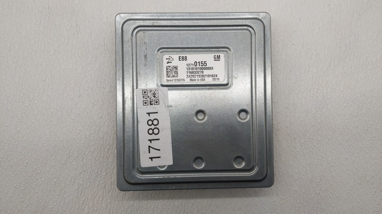 2020 Chevrolet Malibu PCM Engine Control Computer ECU ECM PCU OEM P/N:84190615 12710155 Fits OEM Used Auto Parts - Oemusedau