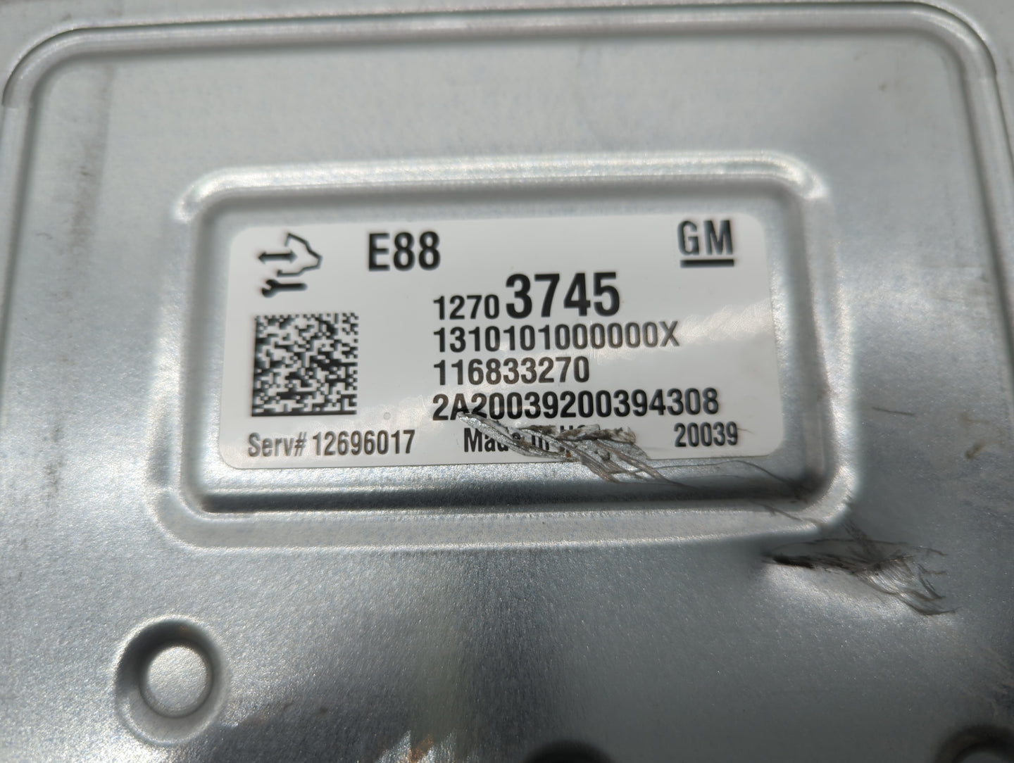 2020 Chevrolet Malibu PCM Engine Control Computer ECU ECM PCU OEM P/N:84190615 12710155, 12703745, 12711695 Fits OEM Used Au