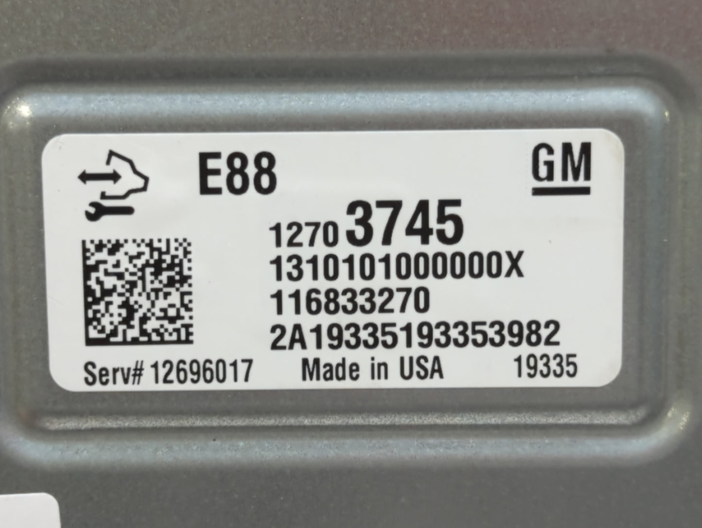 2020 Chevrolet Malibu PCM Engine Control Computer ECU ECM PCU OEM P/N:12702989 12696017, 12703745, 12717886, 12711695 Fits O