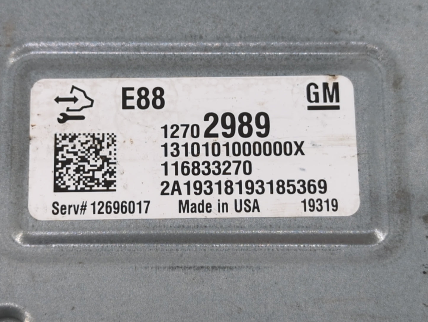 2020-2021 Chevrolet Malibu PCM Engine Control Computer ECU ECM PCU OEM P/N:12702989 12696017, 12703745 Fits Fits 2020 2021 2