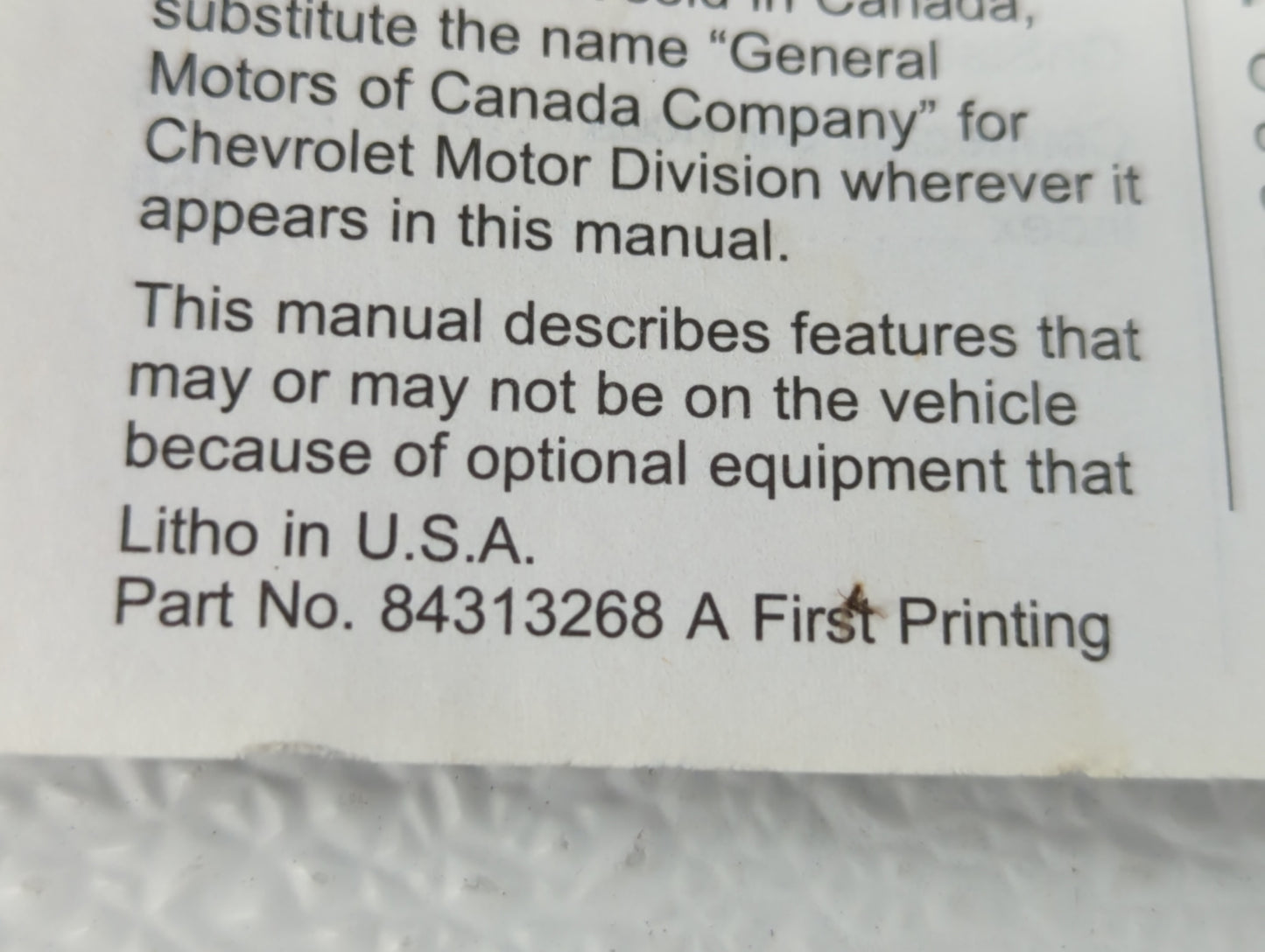 2020 Chevrolet Malibu Owners Manual Book Guide OEM Used Auto Parts - Oemusedautoparts1.com