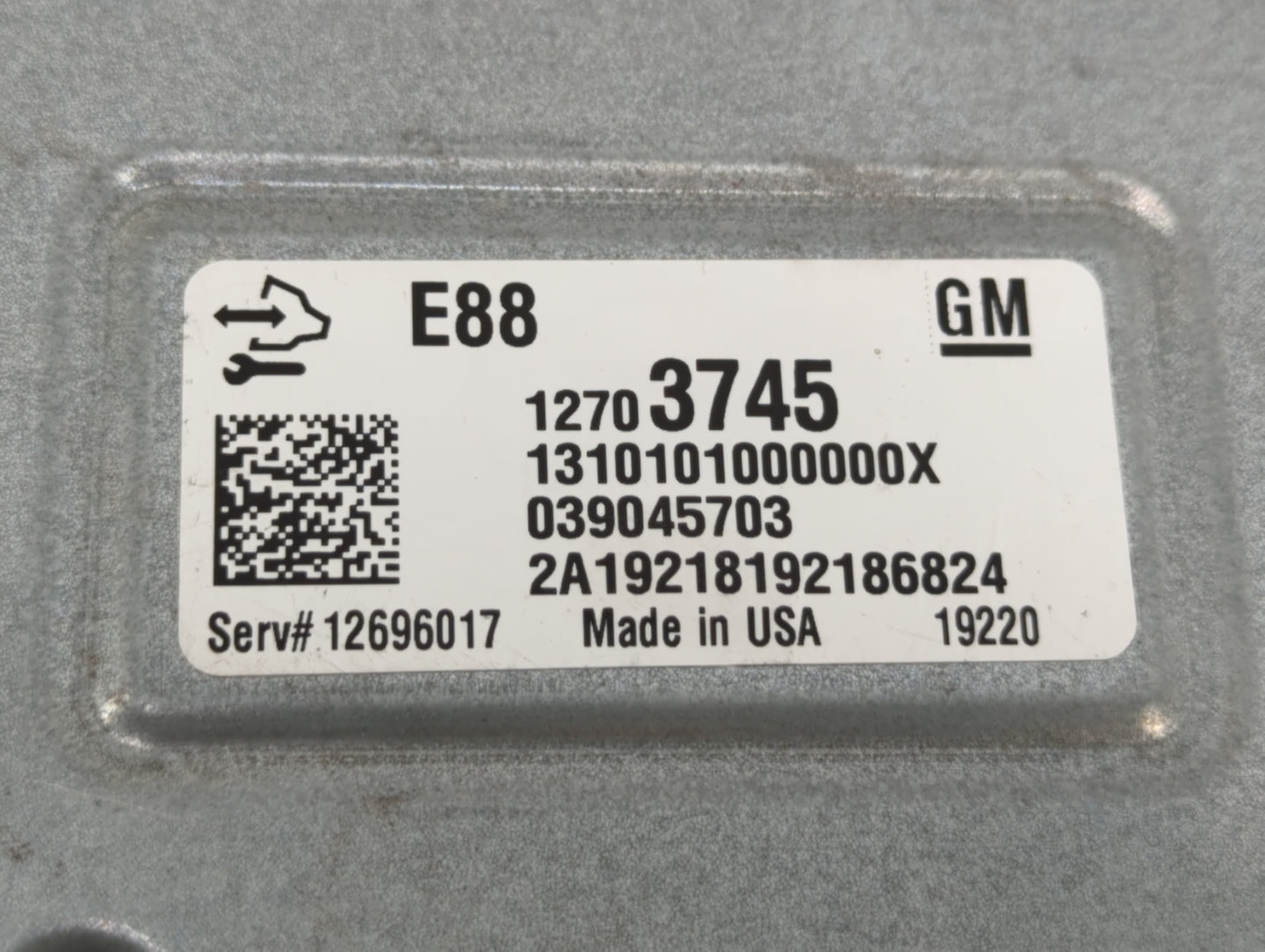 2020-2021 Chevrolet Malibu PCM Engine Control Computer ECU ECM PCU OEM P/N:12702989 12696017, 12703745 Fits Fits 2020 2021 2