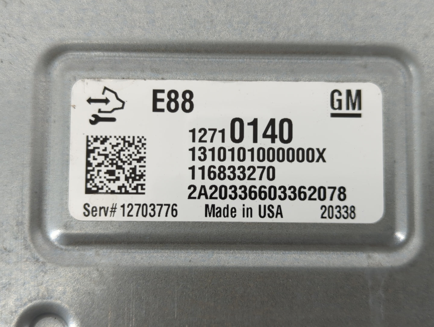 2020 Chevrolet Malibu PCM Engine Control Computer ECU ECM PCU OEM P/N:12710140 12703776, 12696017, 84190615, 12710155 Fits O