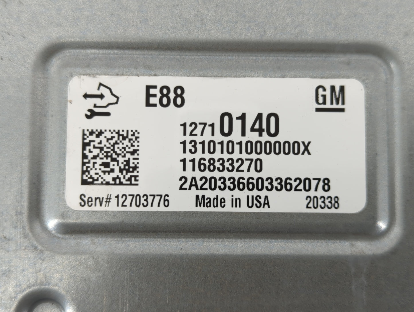 2020 Chevrolet Malibu PCM Engine Control Computer ECU ECM PCU OEM P/N:12710140 12703776, 12696017, 84190615, 12710155 Fits O