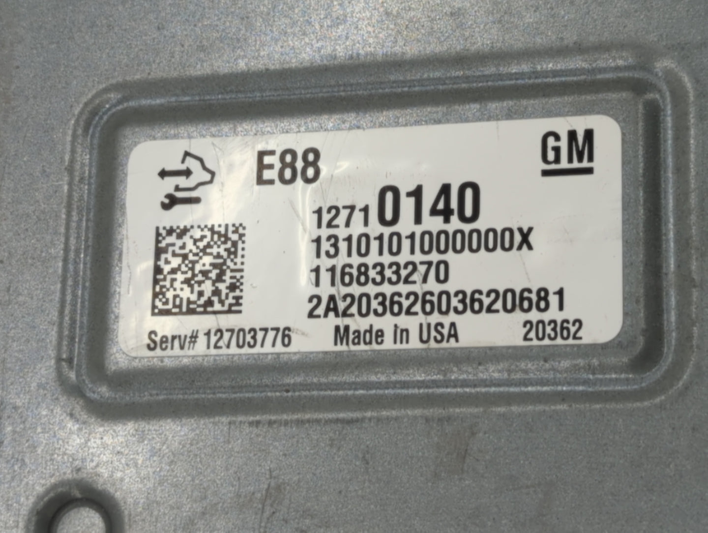 2020 Chevrolet Malibu PCM Engine Control Computer ECU ECM PCU OEM P/N:12710140 12703776, 12696017, 84190615, 12710155 Fits O