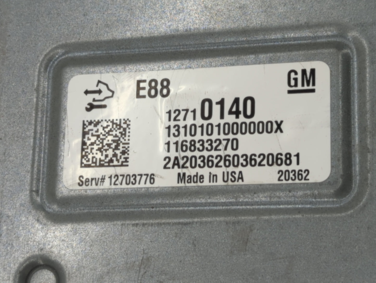 2020 Chevrolet Malibu PCM Engine Control Computer ECU ECM PCU OEM P/N:12710140 12703776, 12696017, 84190615, 12710155 Fits O