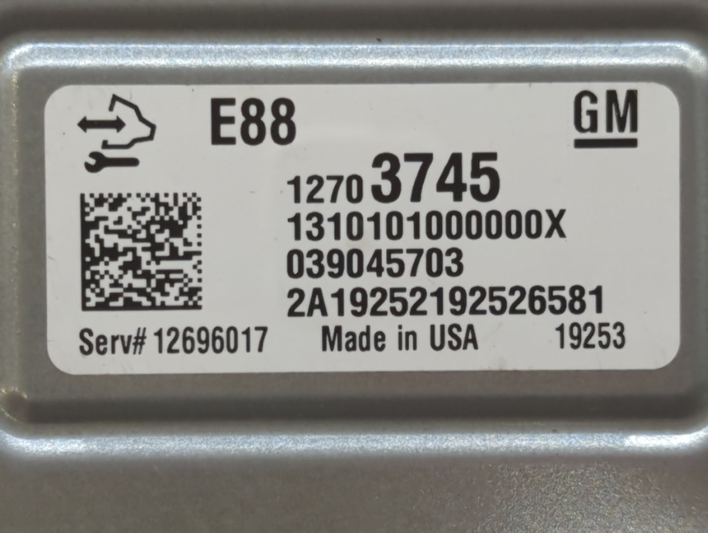 2020-2021 Chevrolet Malibu PCM Engine Control Computer ECU ECM PCU OEM P/N:12703745 12717886, 12696017 Fits Fits 2020 2021 2