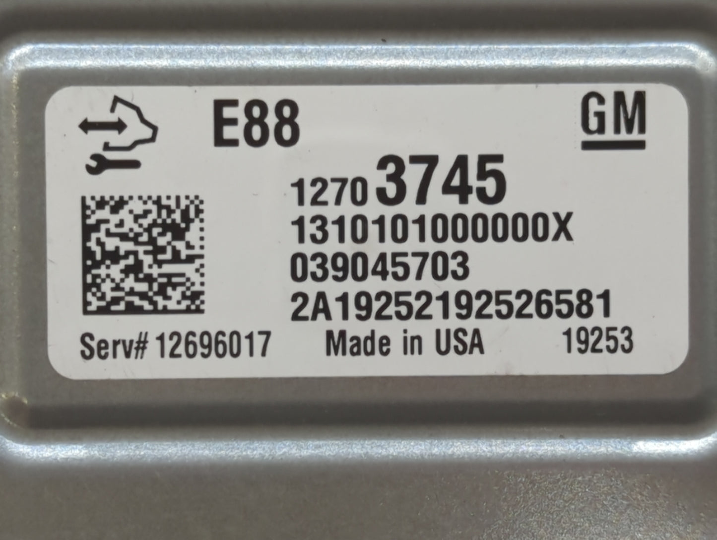 2020-2021 Chevrolet Malibu PCM Engine Control Computer ECU ECM PCU OEM P/N:12703745 12717886, 12696017 Fits Fits 2020 2021 2