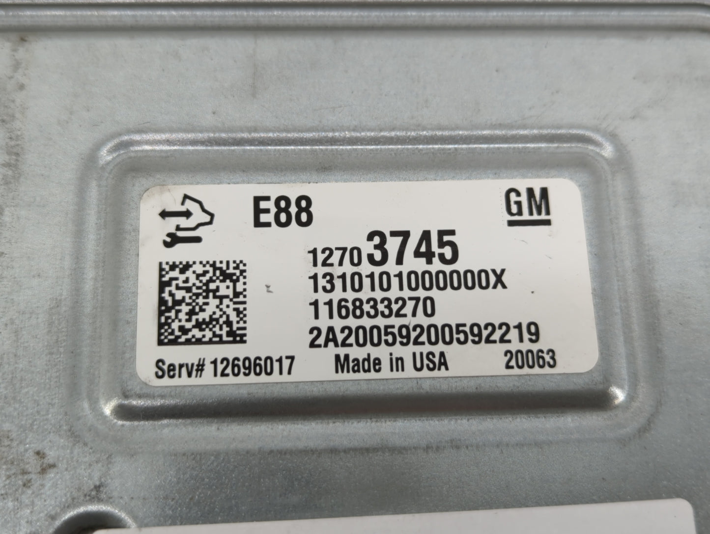 2020-2021 Chevrolet Malibu PCM Engine Control Computer ECU ECM PCU OEM P/N:12703745 12717886, 12696017 Fits Fits 2020 2021 2