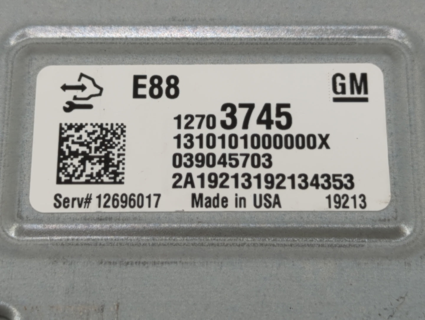 2020-2021 Chevrolet Malibu PCM Engine Control Computer ECU ECM PCU OEM P/N:12710152 12703745, 12717886 Fits Fits 2020 2021 2