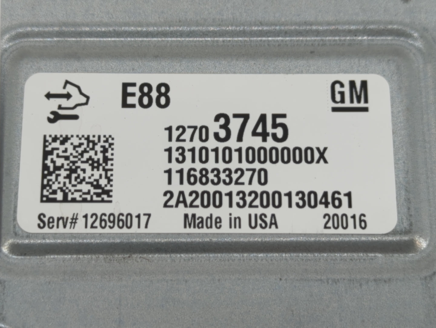 2020-2021 Chevrolet Malibu PCM Engine Control Computer ECU ECM PCU OEM P/N:12696017 12703745, 12710140 Fits Fits 2020 2021 2