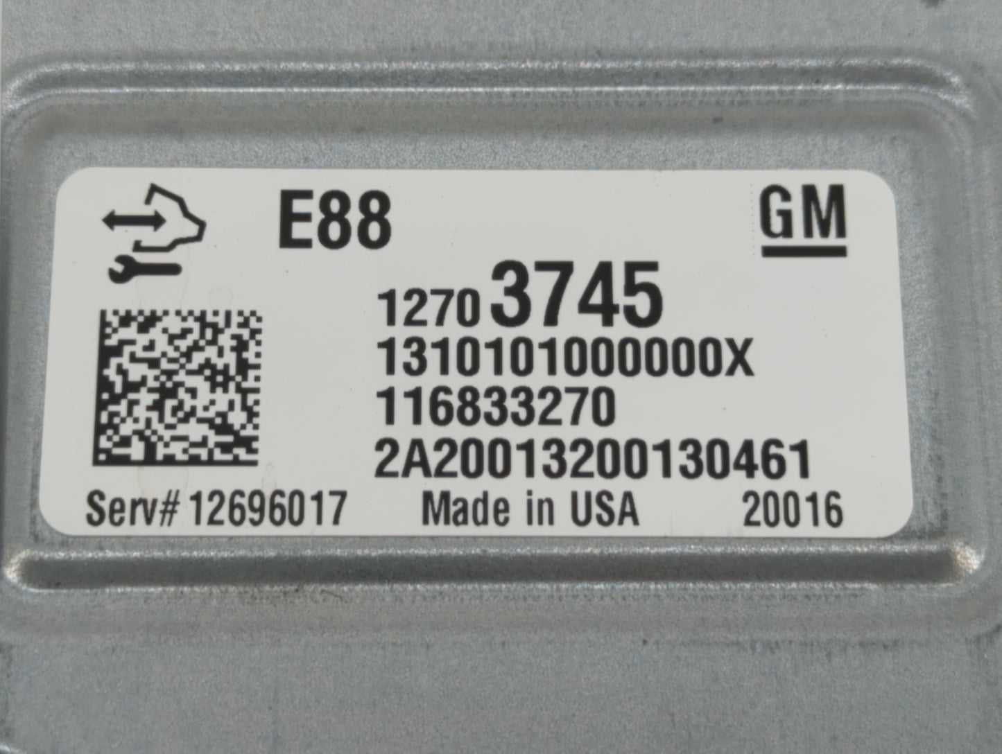 2020-2021 Chevrolet Malibu PCM Engine Control Computer ECU ECM PCU OEM P/N:12696017 12703745, 12710140 Fits Fits 2020 2021 2