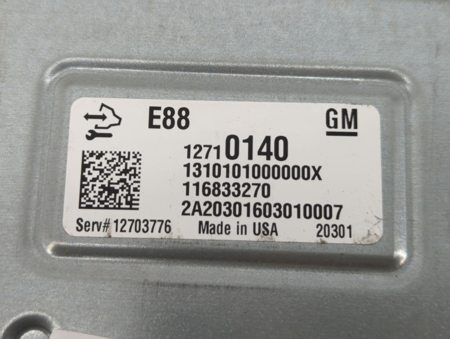2020 Chevrolet Malibu PCM Engine Control Computer ECU ECM PCU OEM P/N:12710140 12703776, 12696017, 84190615, 12710155 Fits O