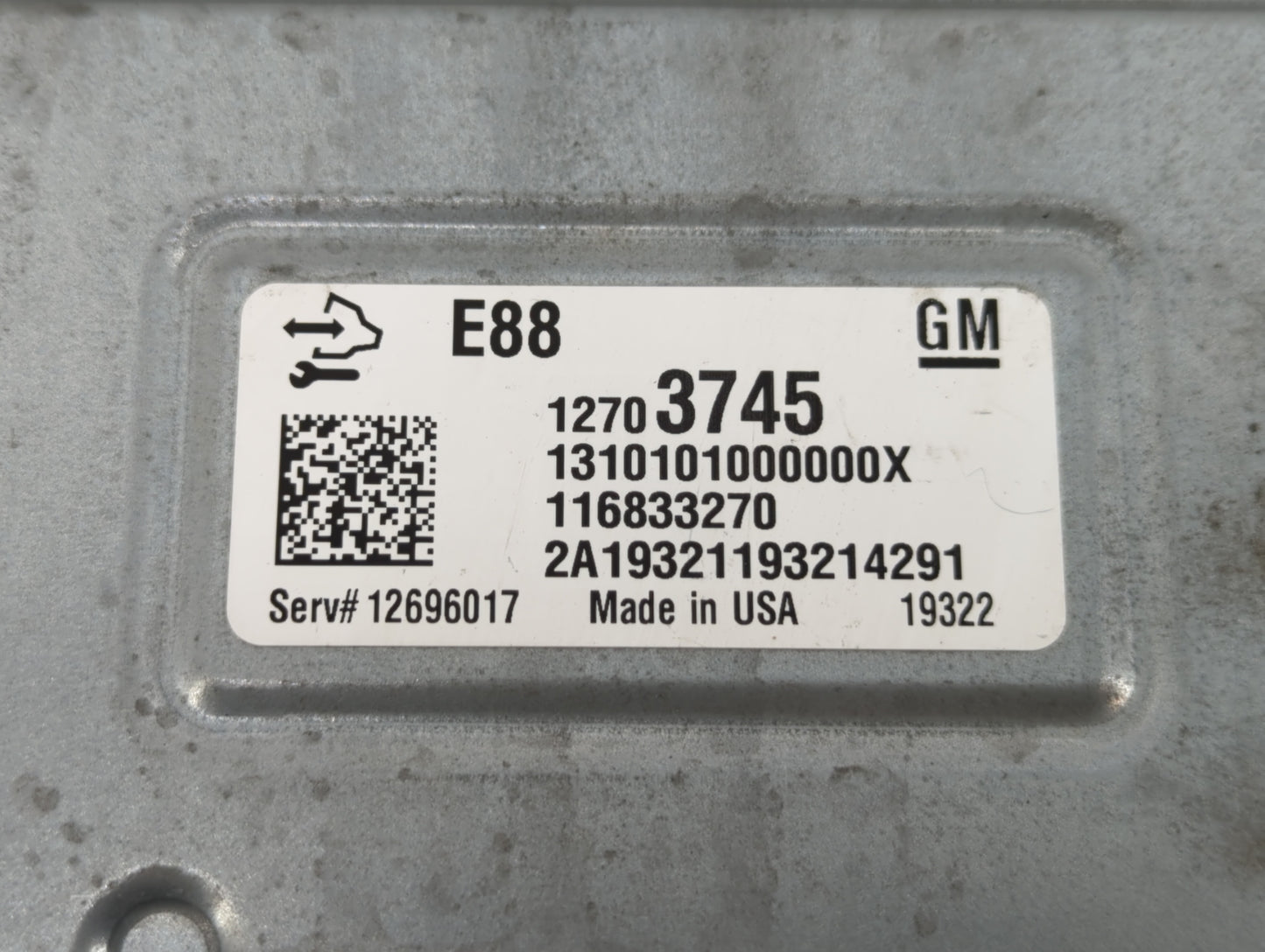 2020-2021 Chevrolet Malibu PCM Engine Control Computer ECU ECM PCU OEM P/N:12696017 12703745, 12702989 Fits Fits 2020 2021 2