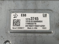 2020-2021 Chevrolet Malibu PCM Engine Control Computer ECU ECM PCU OEM P/N:12696017 12703745, 12702989 Fits Fits 2020 2021 2