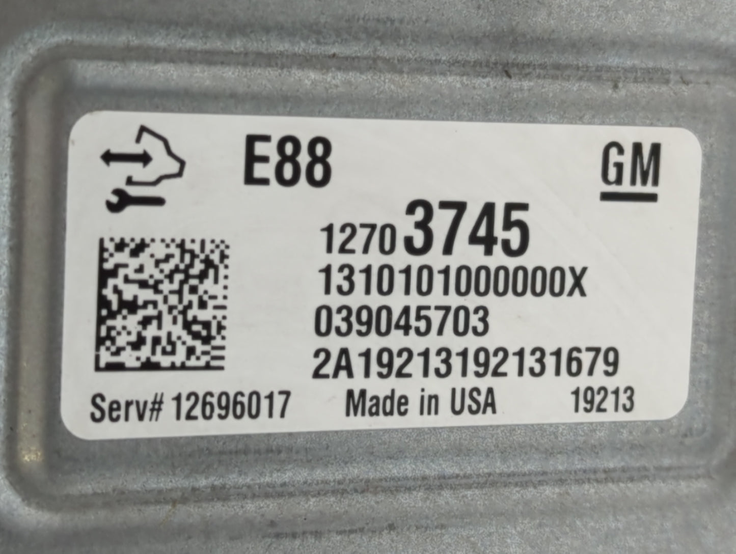 2020-2021 Chevrolet Malibu PCM Engine Control Computer ECU ECM PCU OEM P/N:12703745 Fits Fits 2020 2021 2022 OEM Used Auto P