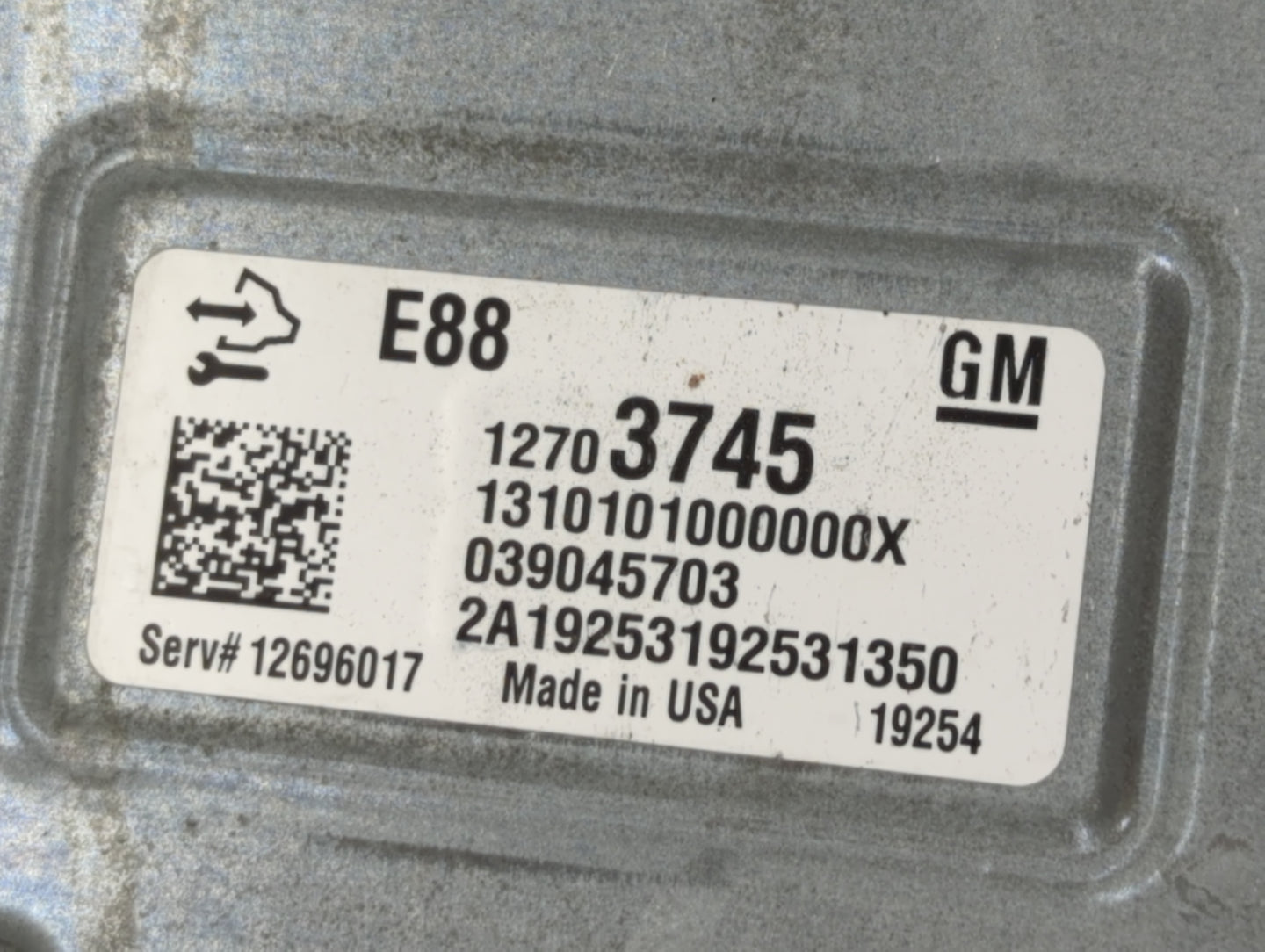 2020-2021 Chevrolet Malibu PCM Engine Control Computer ECU ECM PCU OEM P/N:12703745 Fits Fits 2020 2021 2022 OEM Used Auto P