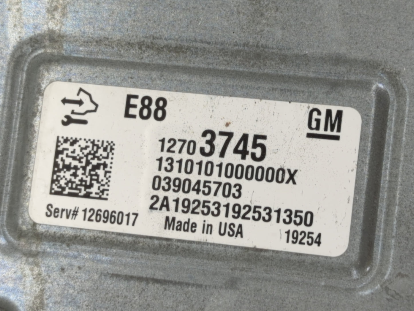 2020-2021 Chevrolet Malibu PCM Engine Control Computer ECU ECM PCU OEM P/N:12703745 Fits Fits 2020 2021 2022 OEM Used Auto P