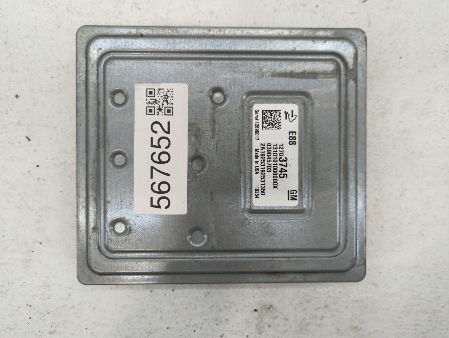 2020-2021 Chevrolet Malibu PCM Engine Control Computer ECU ECM PCU OEM P/N:12703745 Fits Fits 2020 2021 2022 OEM Used Auto P