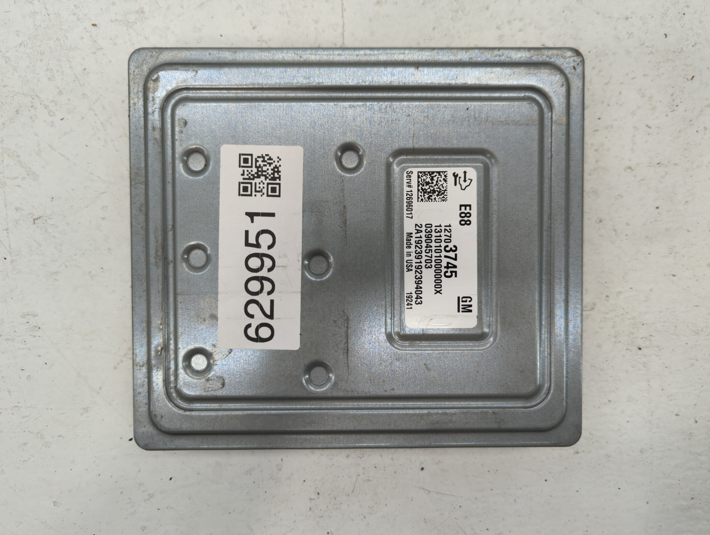 2020-2021 Chevrolet Malibu PCM Engine Control Computer ECU ECM PCU OEM P/N:12703745 Fits Fits 2020 2021 2022 OEM Used Auto P