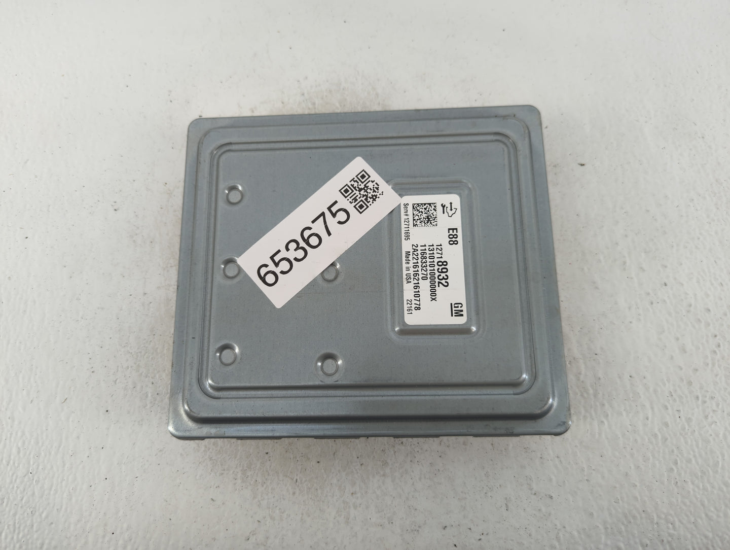 2020-2021 Chevrolet Malibu PCM Engine Control Computer ECU ECM PCU OEM P/N:12718932 12710140 Fits Fits 2020 2021 2022 OEM Us
