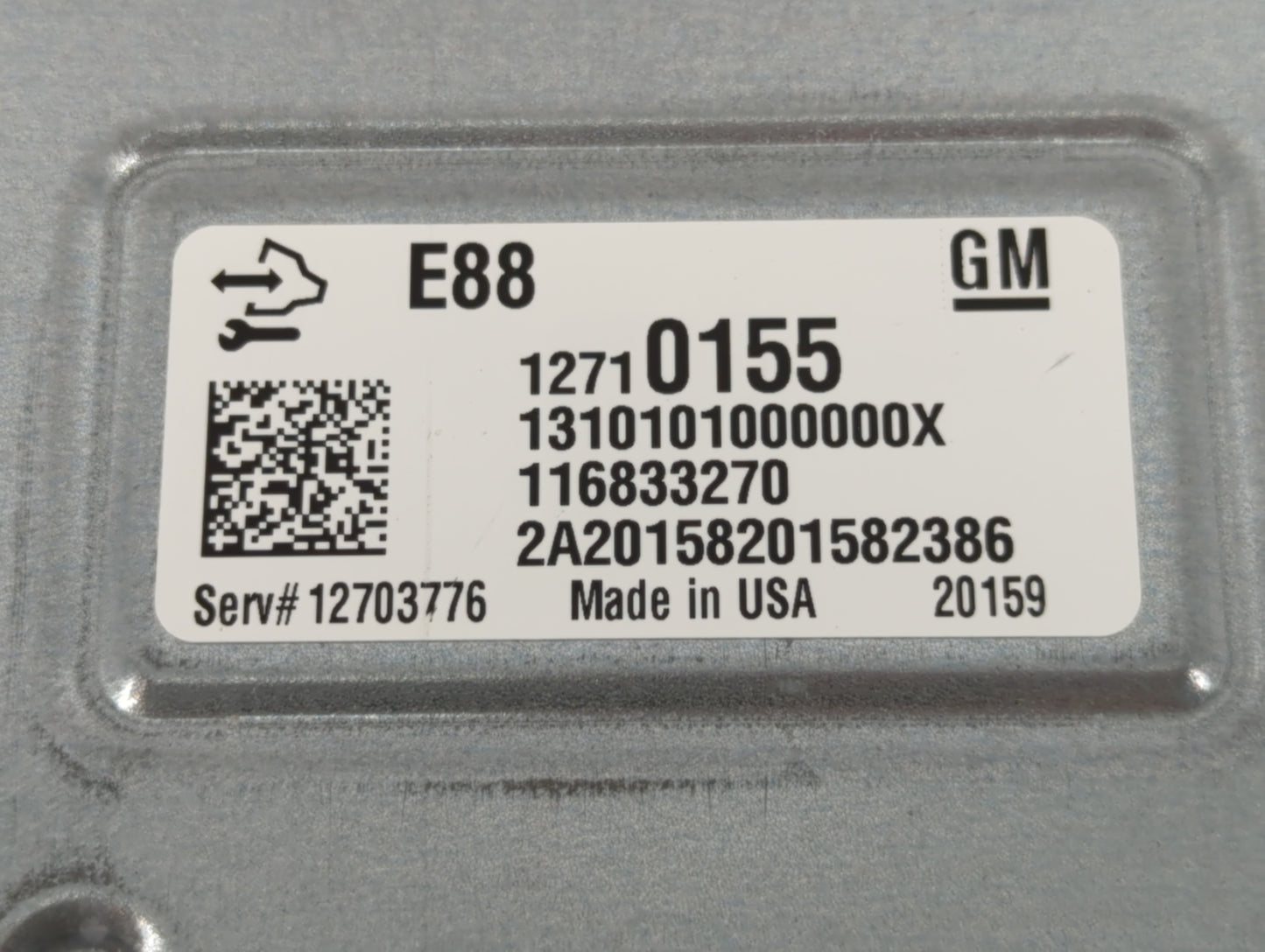 2020-2021 Chevrolet Malibu PCM Engine Control Computer ECU ECM PCU OEM P/N:12710155 Fits Fits 2020 2021 2022 OEM Used Auto P