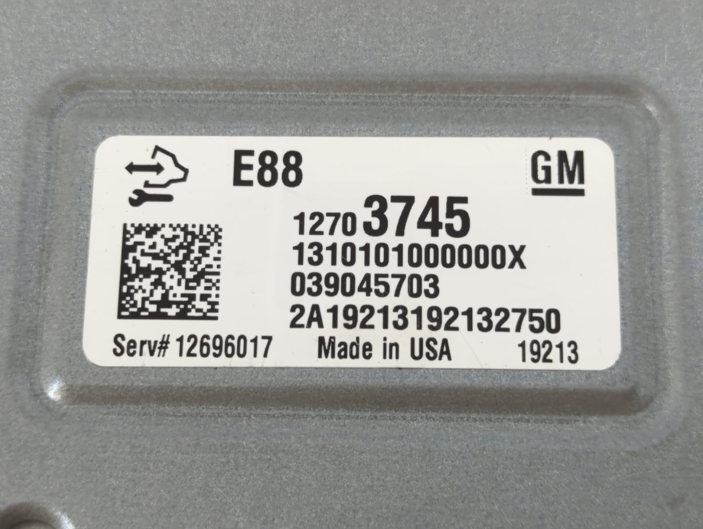 2020-2021 Chevrolet Malibu PCM Engine Control Computer ECU ECM PCU OEM P/N:12703745 Fits Fits 2020 2021 2022 OEM Used Auto P