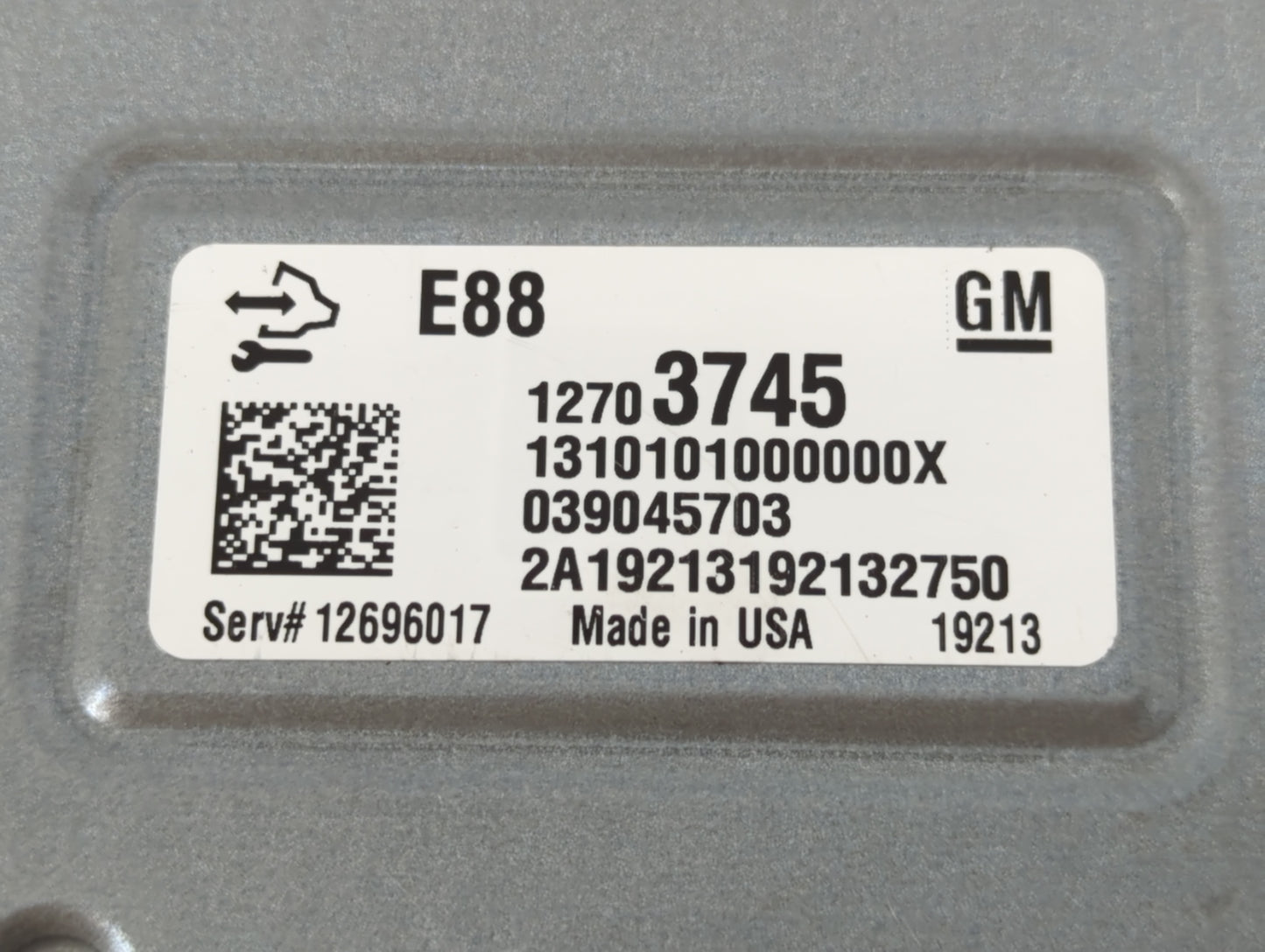 2020-2021 Chevrolet Malibu PCM Engine Control Computer ECU ECM PCU OEM P/N:12703745 Fits Fits 2020 2021 2022 OEM Used Auto P